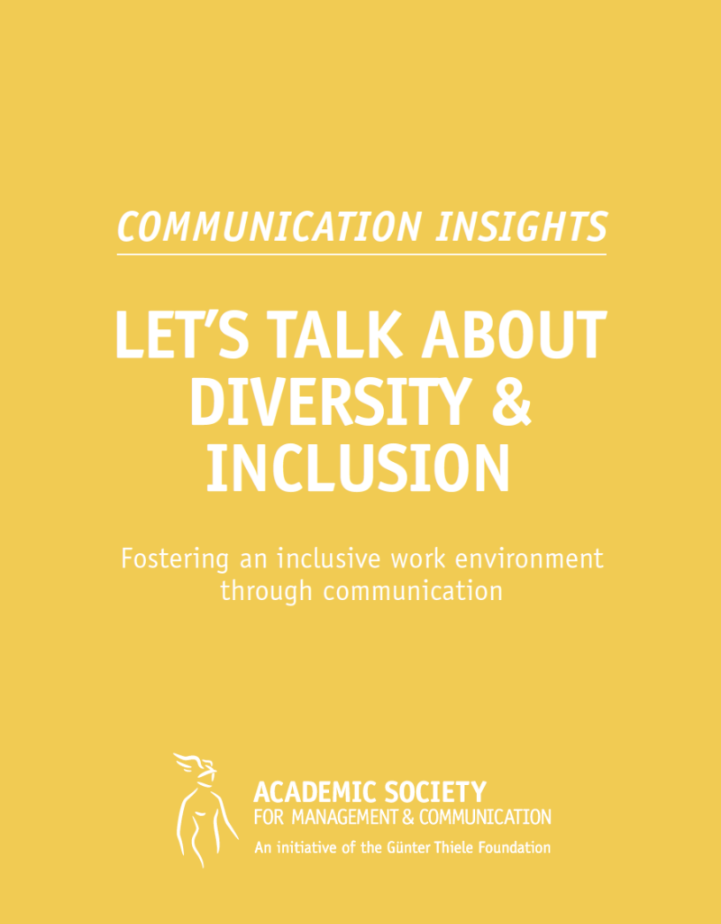 Communication Insights - Diversity and Inclusion