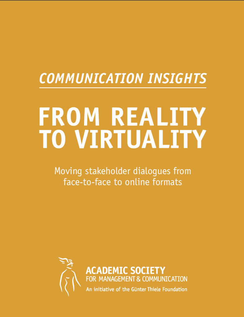 Communication Insights - From Reality to Virtuality
