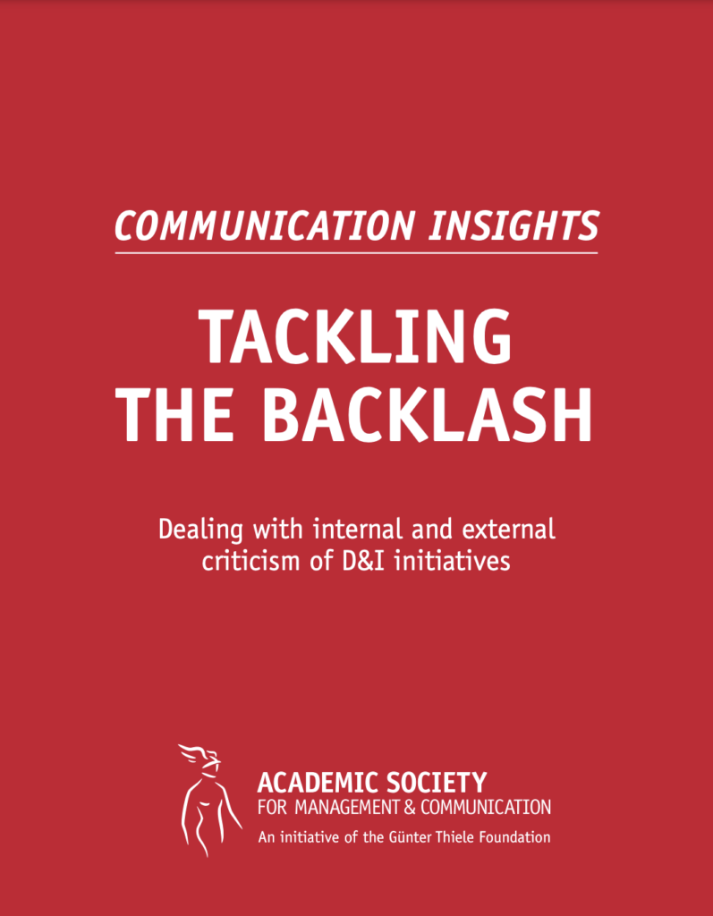 Communication Insights - Tackling the Backlash